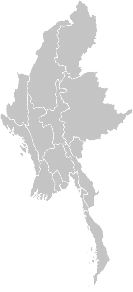 myanmar map